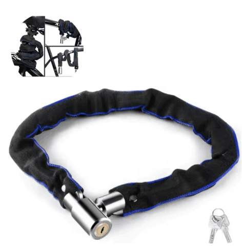 금속60cm 도난 방지 자전거/스쿠터 단단한 자물쇠에 잠금 키포함